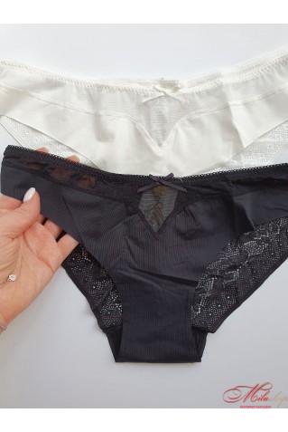 Трусики из тончайшей микрофибры с кружевом Annajolly 60559